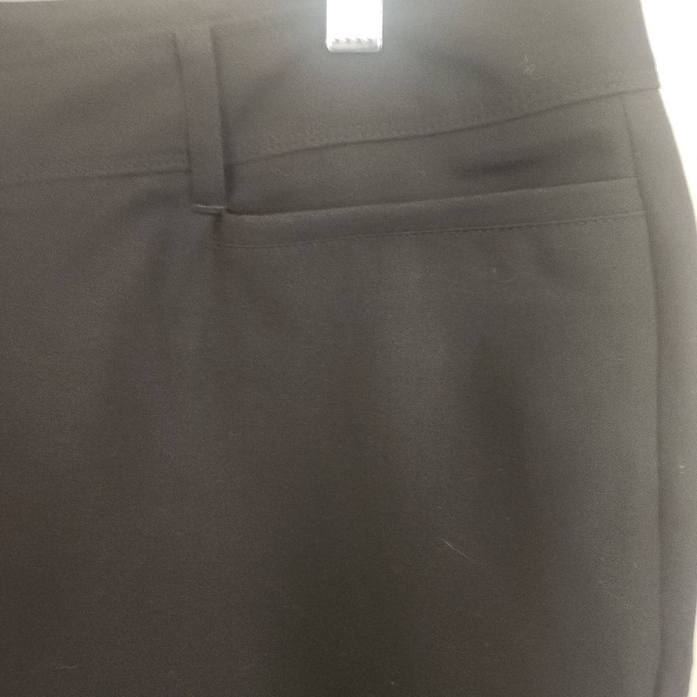 P39 Zac & Rachel black cropped dress pants pockets button detail @ cuffs - Picture 5 of 15